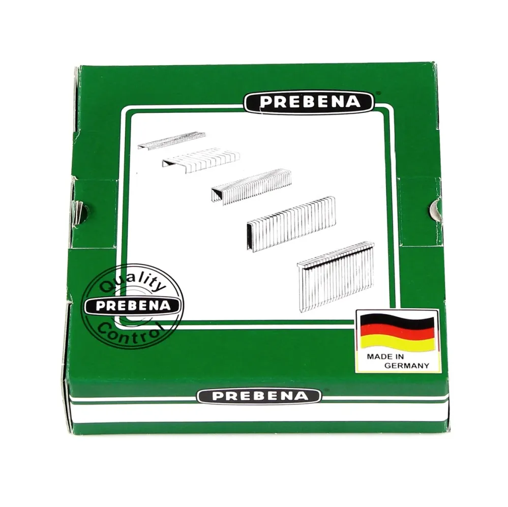 Prebena E25CNKHA Grapas / 25 mm / Tipo E / acero galvanizado y resina / 4.600 unidades