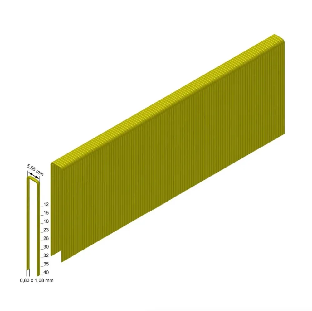 Prebena ES30CNKHA Grapas Grapas tipo ES 5200 unidades 30 mm galvanizadas con resina