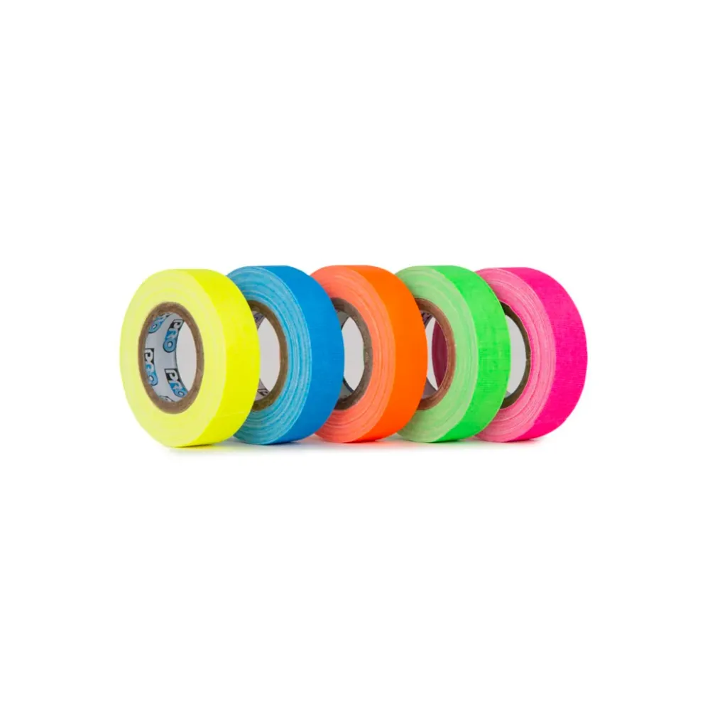 Cinta Gaffer Progaff 1" 6Yds Paq 5 Colores