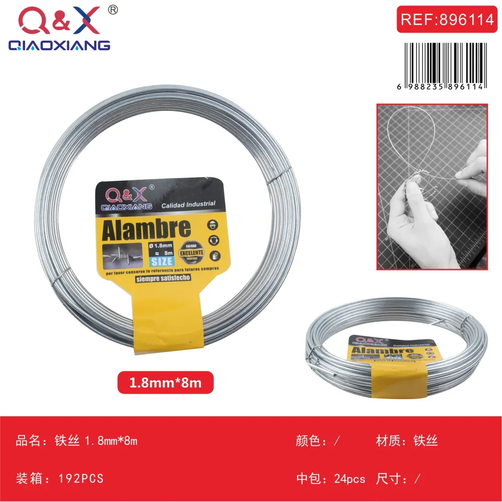 Alambre de hierro 1,8 mm × 8 m Q&X