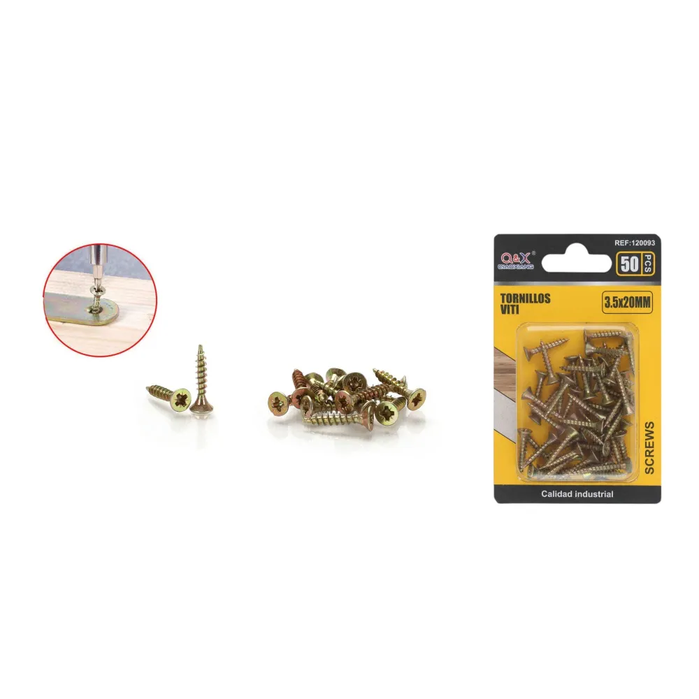 Clavo para fibrocemento zincado color 3.5x20 mm 50 pcs Q&X