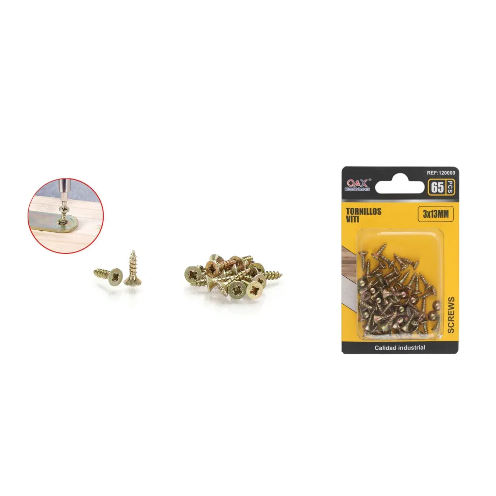 Clavo para fibrocemento zincado color 3x13 mm 65 pcs Q&X