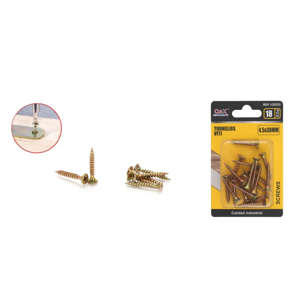 Clavo para fibrocemento zincado color 4.5x30 mm 18 pcs Q&X