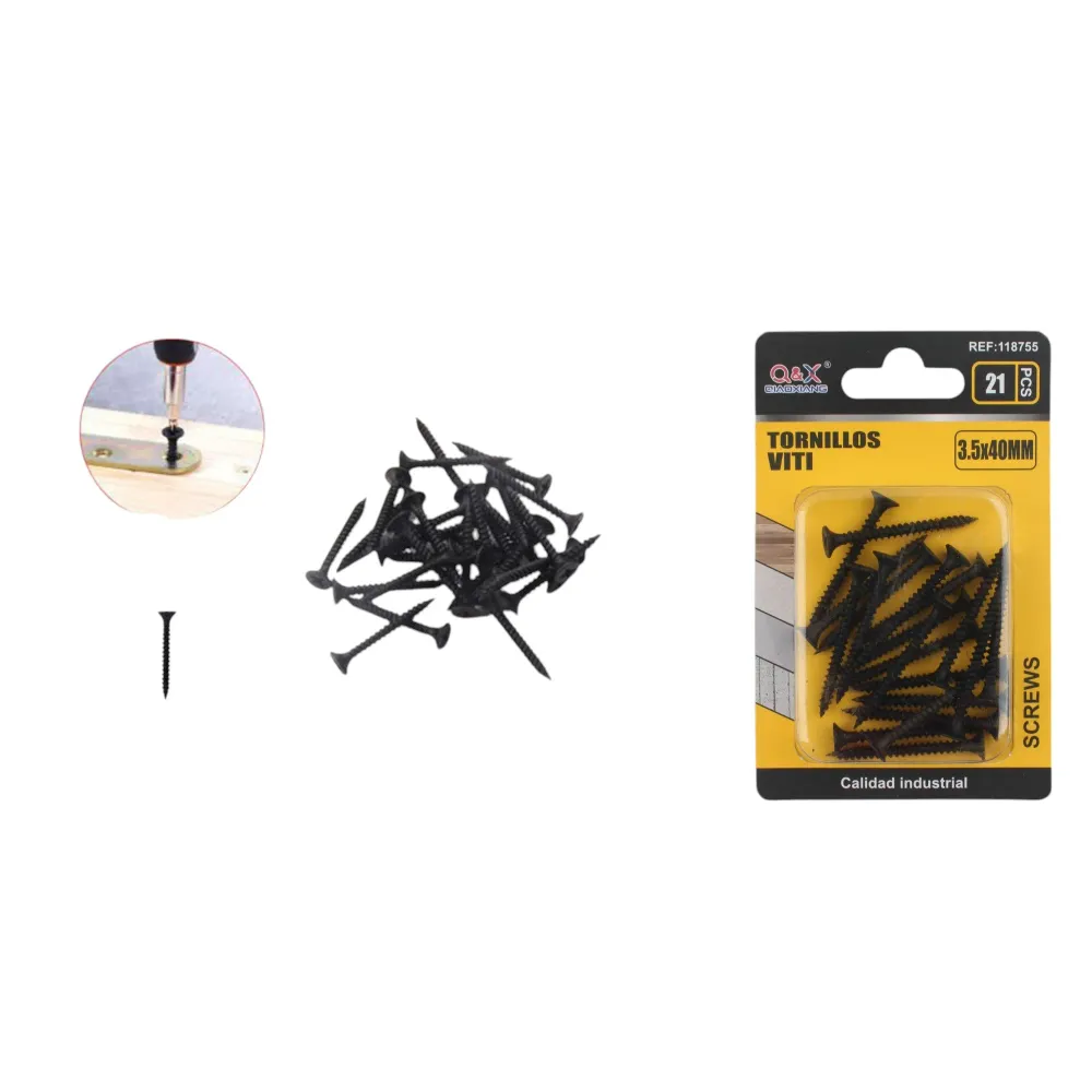 Clavo para muro de hormigón 3.5×40 mm 21 pcs Q&X