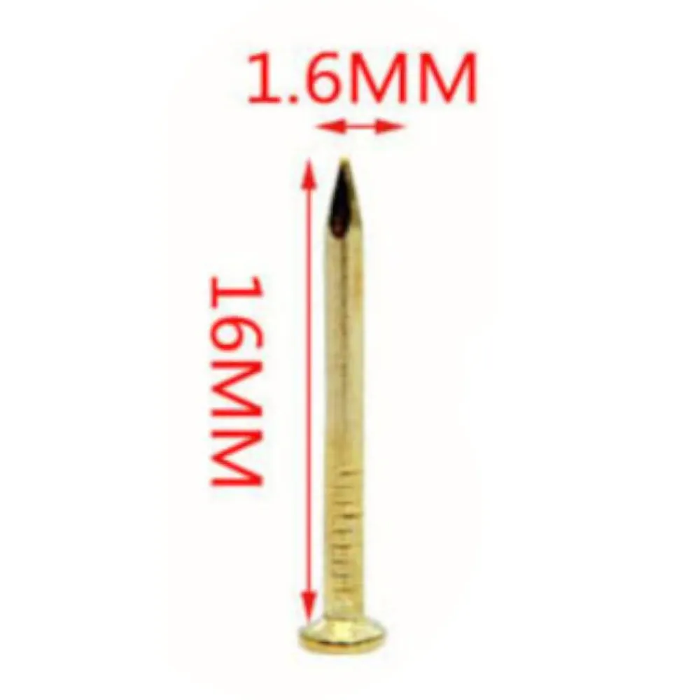 Clavo plano galvanizado cobre 1.6×16 mm 40 g Q&X
