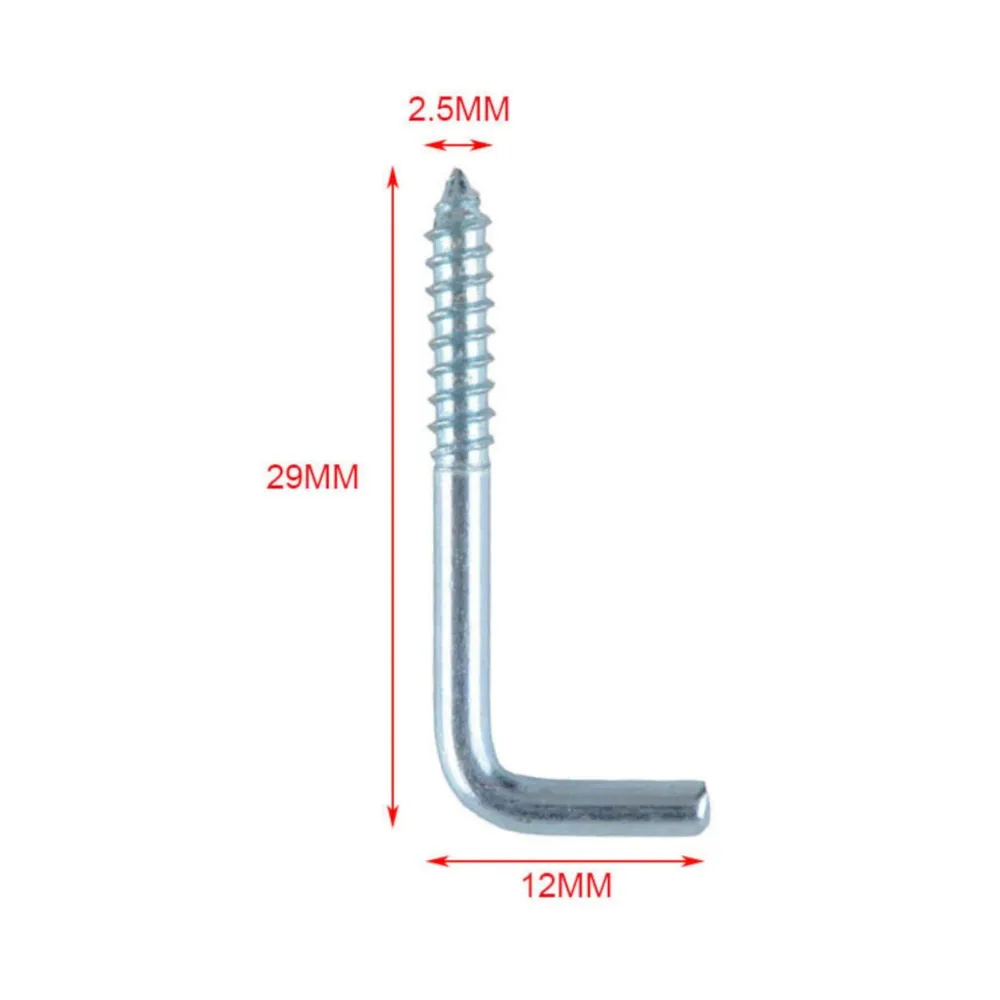 Gancho tipo siete 2.5×29×12 mm 20 pcs Q&X