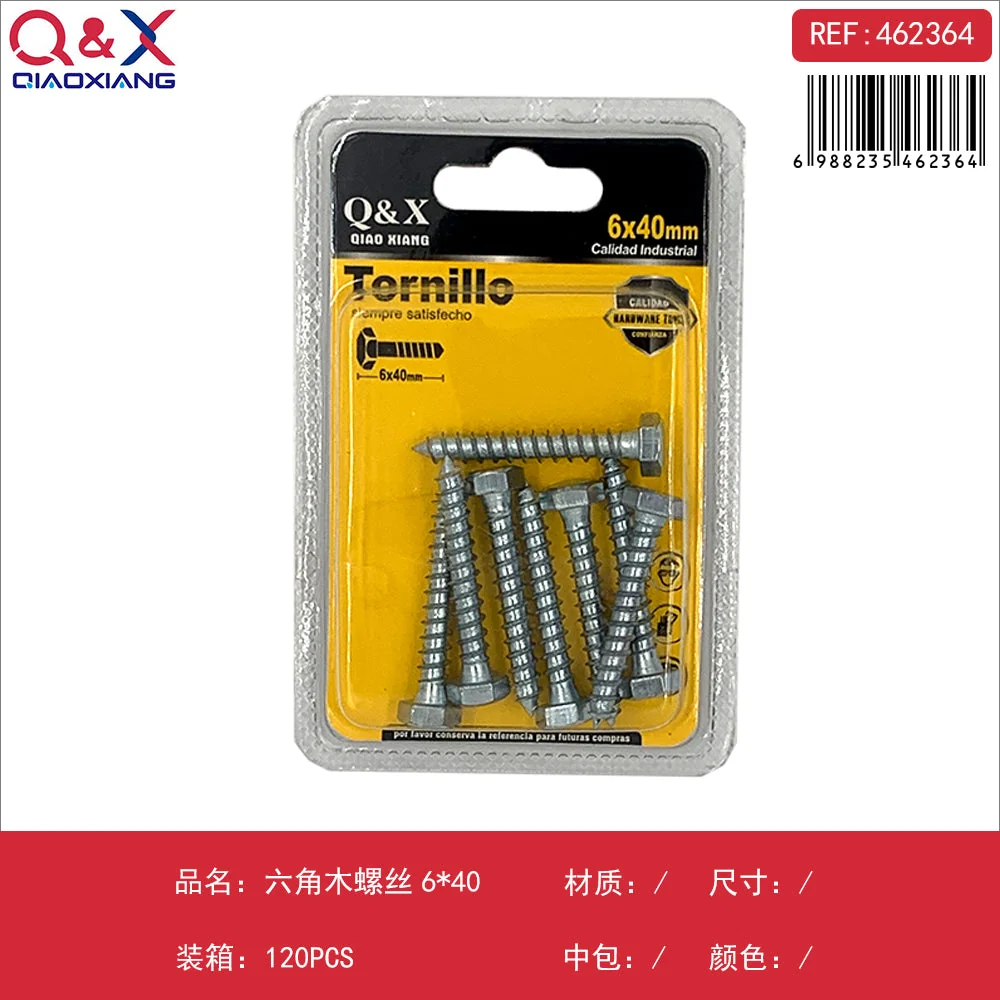 Tornillo para madera hexagonal 640 Q&X