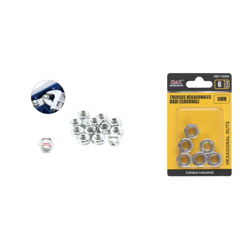 Tuerca M10 6 pcs Q&X