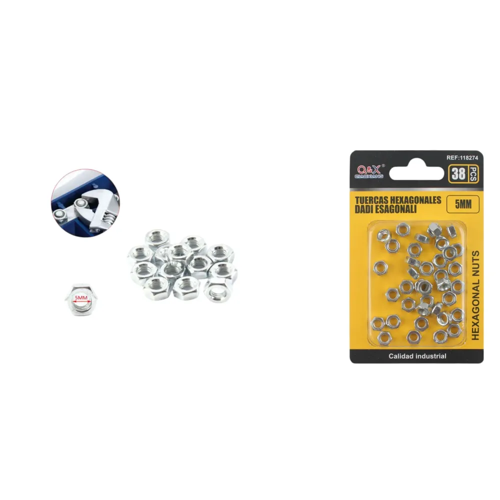 Tuerca M5 38 pcs Q&X