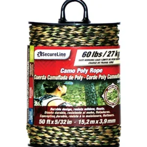 CUERDA DE CAMUFLAJE DE POLIÉSTER 5/32" X 50' SecureLine