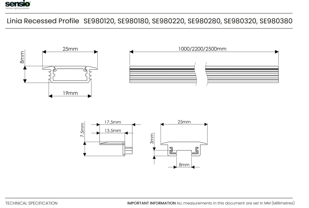 Linia Sensio Lighting