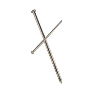 Simpson Strong-Tie 3D - Clavo de acero inoxidable revestido para revestimiento de 1-1/4 pulg., con vástago redondo, 5 lb.