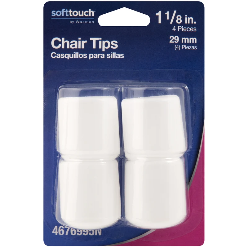 PUNTA DE PATA REDONDA BLANCA 1-1/8" DE ANCHO Softtouch