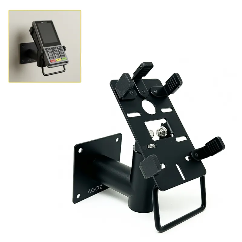 Soporte giratorio de metal para montaje en pared del terminal POS Verifone P400 de alta resistencia