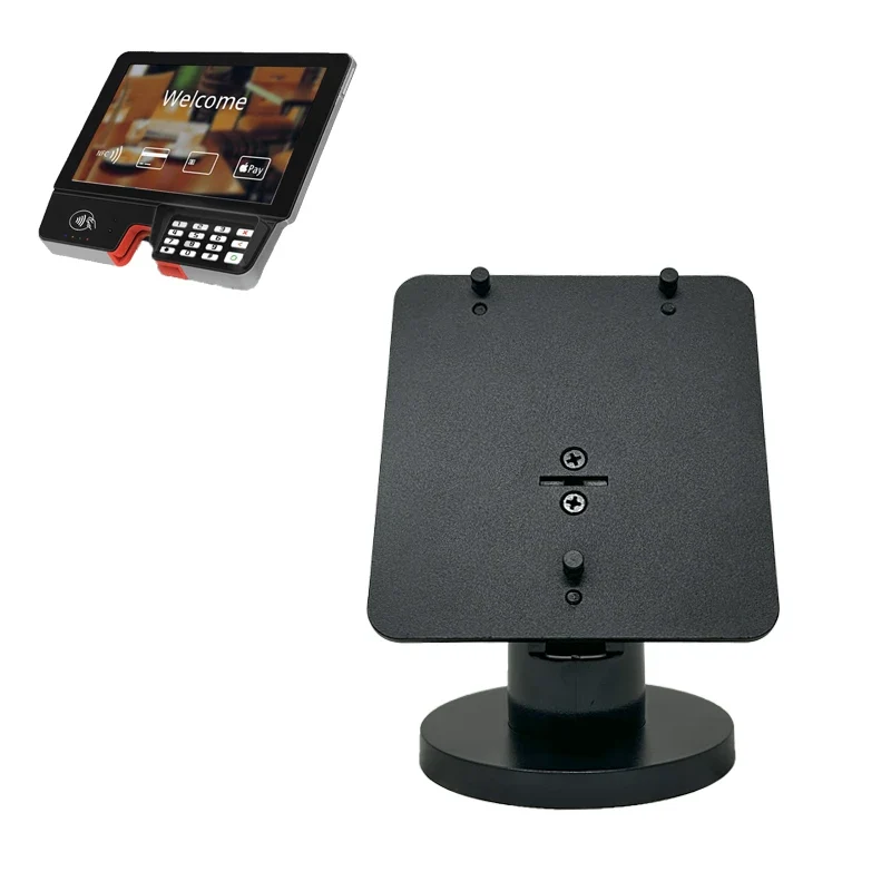 Soporte giratorio metálico de perfil bajo para terminales PAX Smart POS | Agoz
