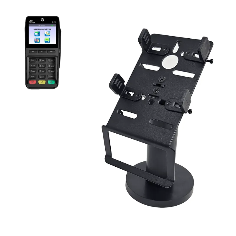 Soporte giratorio para mostrador PAX Q25 POS Black