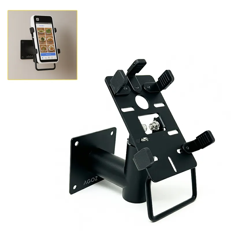 Soporte giratorio de pared de metal duradero para dispositivos Square