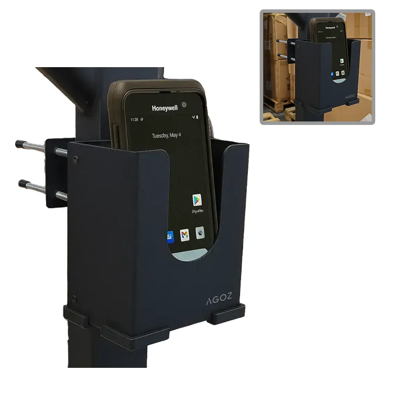 Soporte metálico montado para escáner Honeywell en montacargas