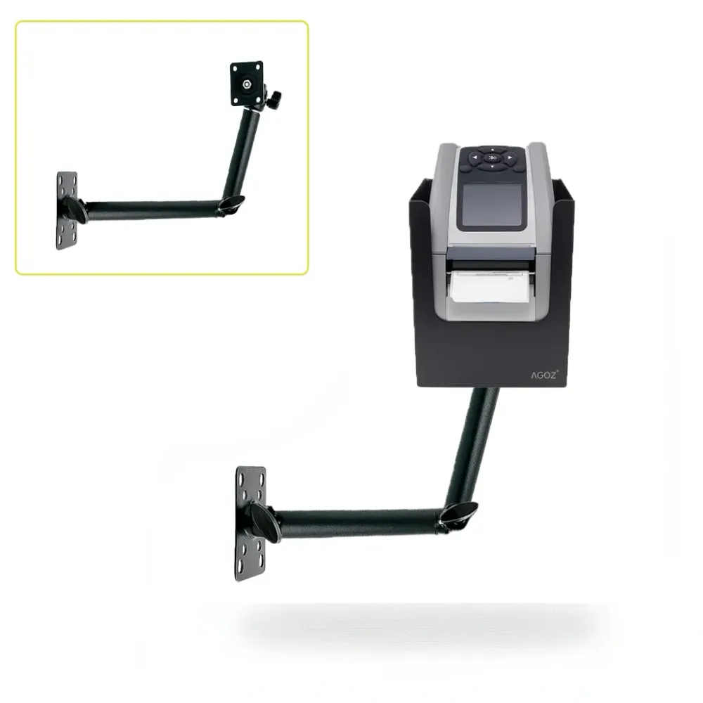 Soporte de montaje para impresora Star Micronics con brazo oscilante de metal industrial