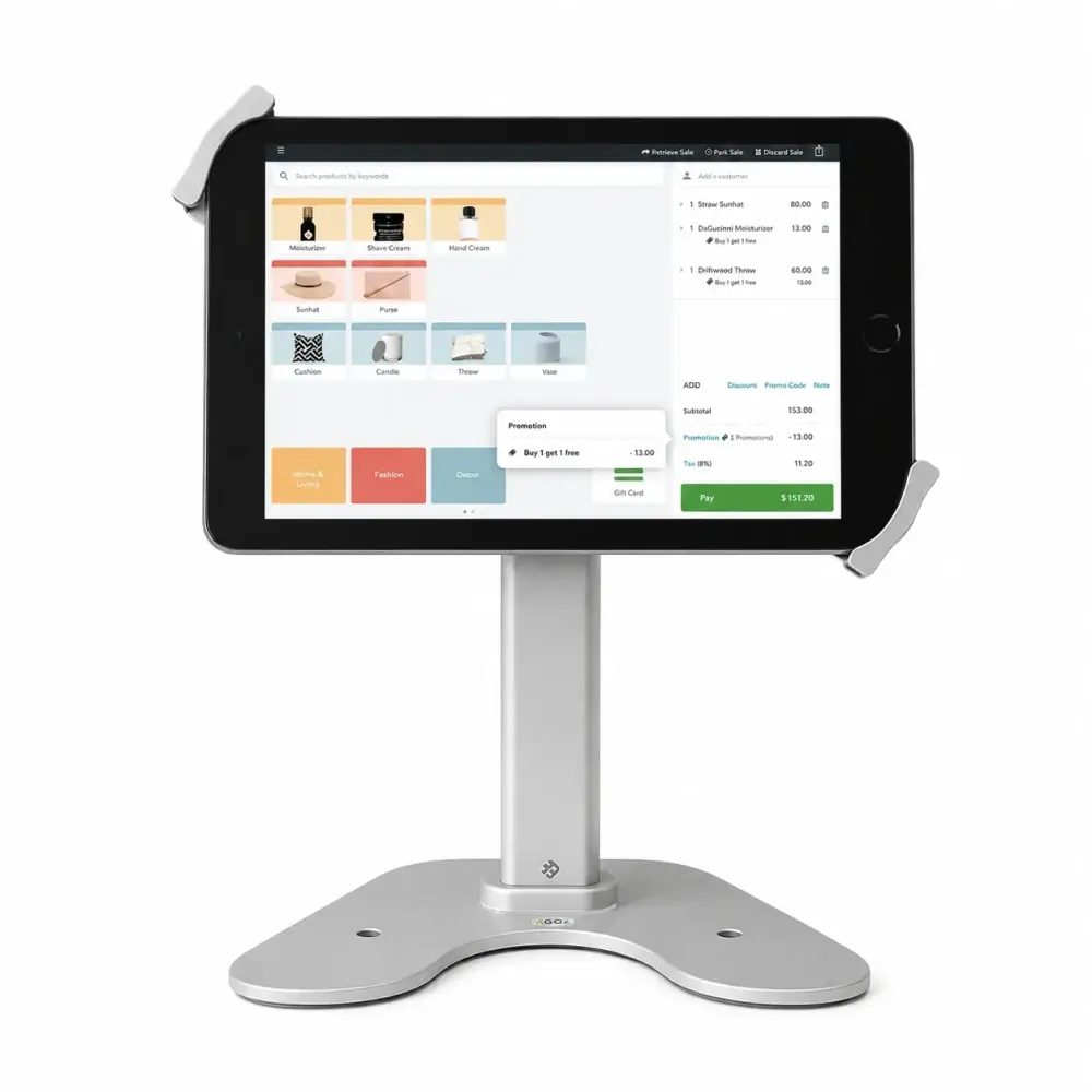 Soporte para tableta de venta al por menor de alta resistencia para Microsoft Surface Go 3 - Perfil alto