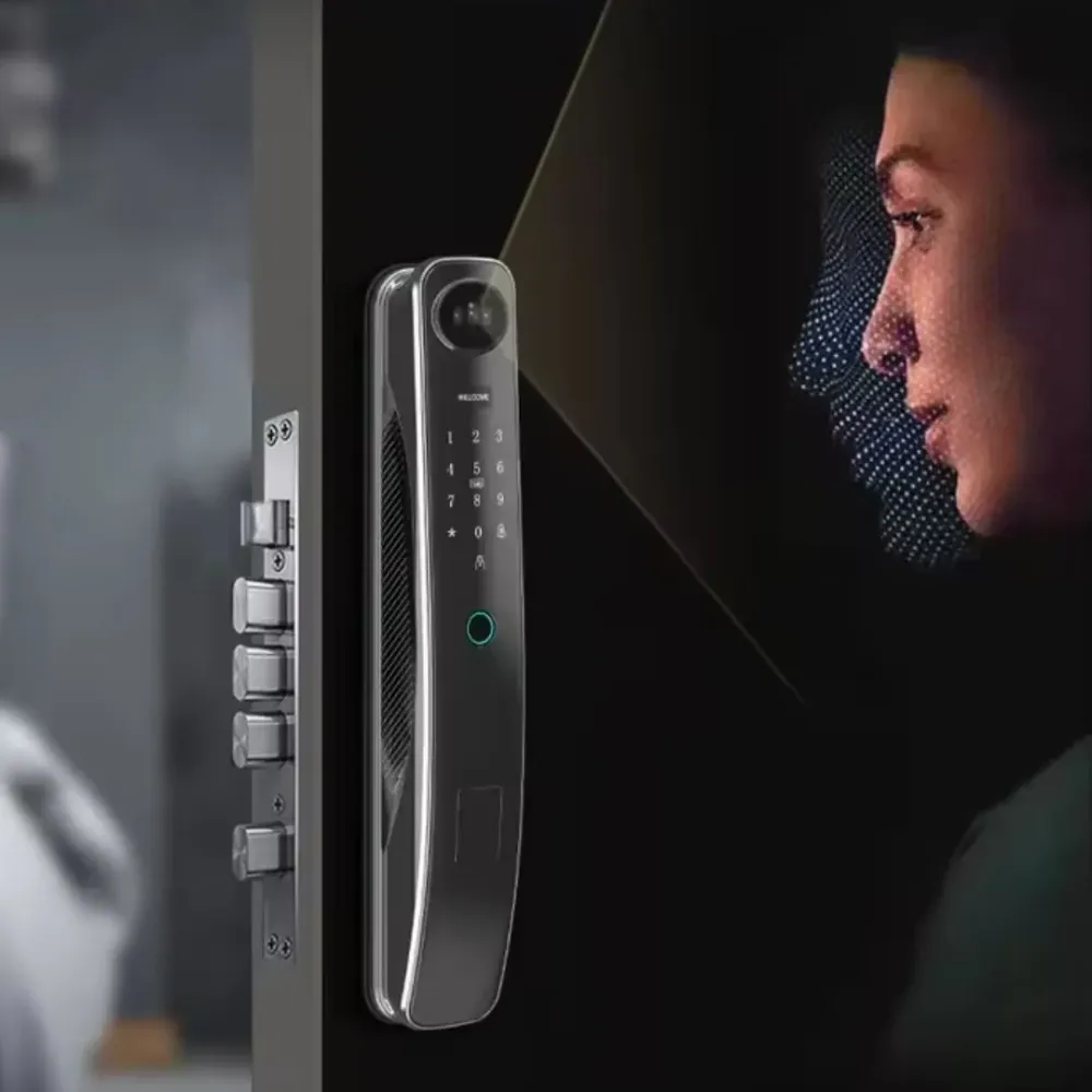 Cerradura inteligente con reconocimiento facial y múltiples métodos de acceso Supportlab