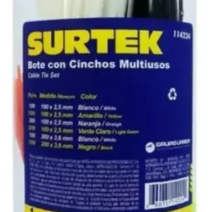 800 Piezas Cinchos Plasticos Surtidos Surtek Multiusos