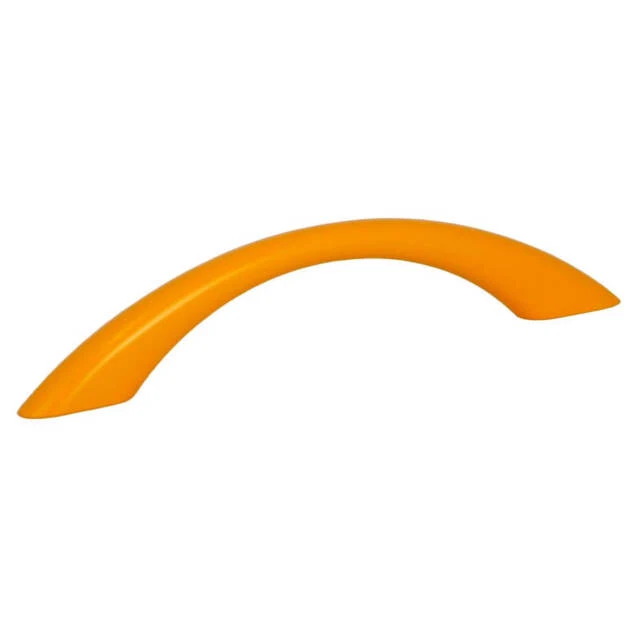Tirador de plastico ovalado pequeño naranja Taviexport