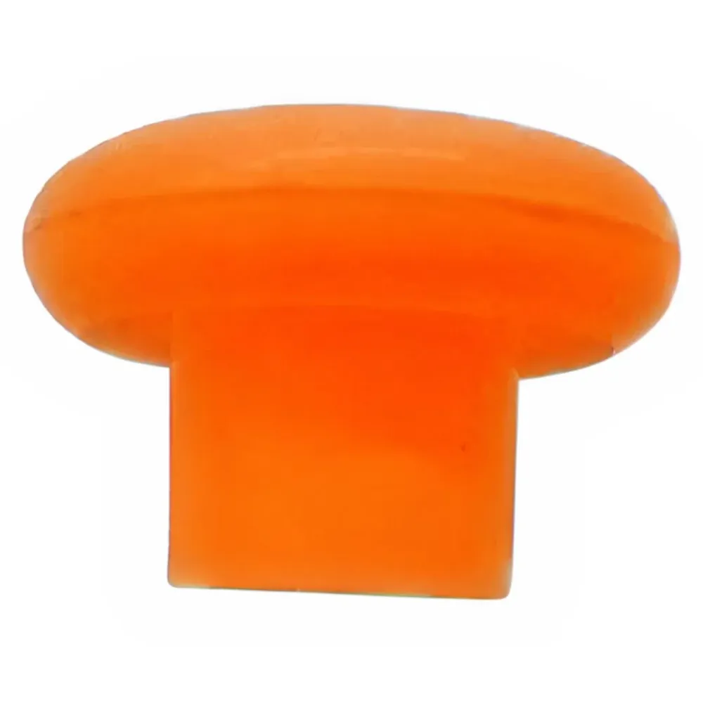 Tirador de plastico perilla pequeño naranja Taviexport
