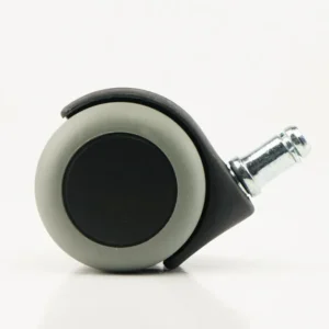 RUEDA DE POLIPROPILENO NEGRO CON BANDA GRIS CON ESPIGA - 50 MM, 40 KG, 11 MM - 50 MM, 40 KG, 11 MM - 50 MM, 40 KG, 11 MM T...