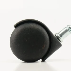 RUEDA DE POLIPROPILENO NEGRO CON ESPIGA - 50 MM, 40 KG, 11 MM - 50 MM, 40 KG, 11 MM - 50 MM, 40 KG, 11 MM TENTE