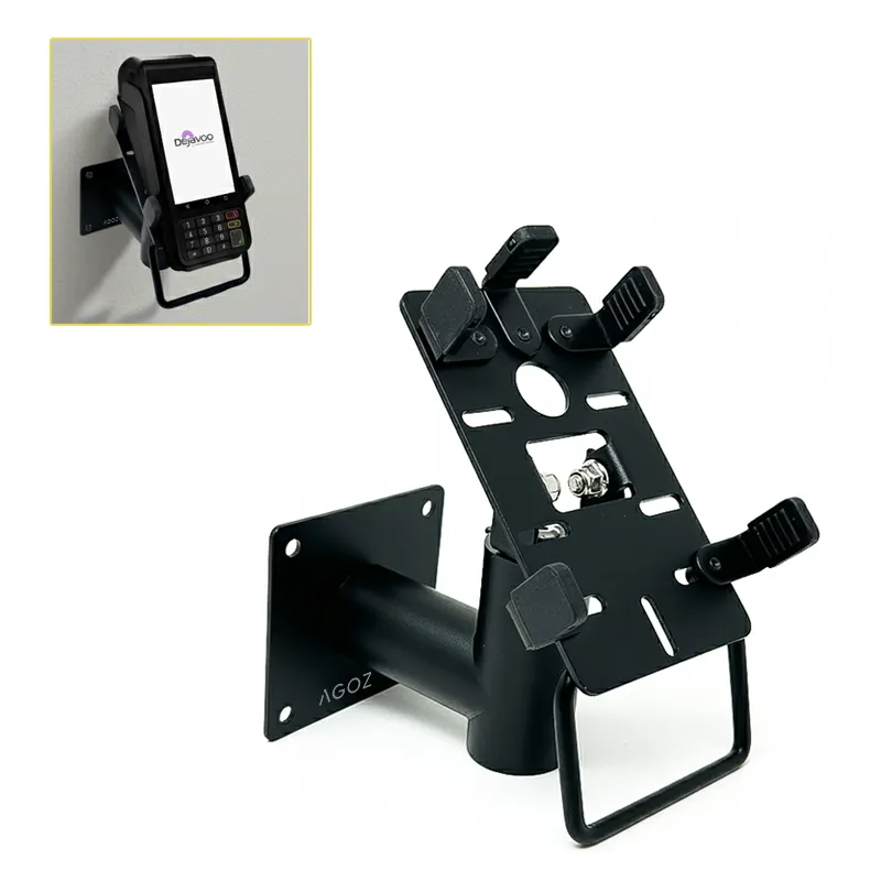 Terminal POS Dejavoo para Montaje en Pared – Soporte Giratorio y Ajustable de Metal | Agoz