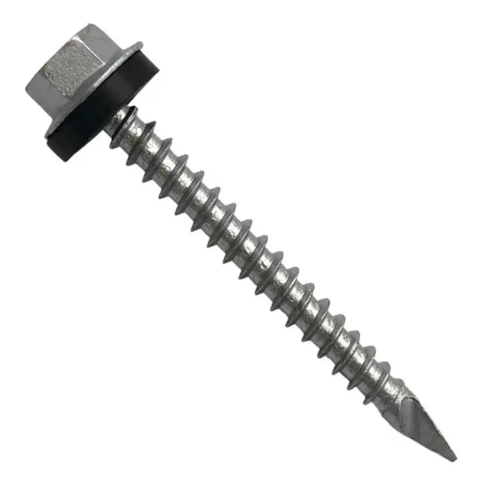 TORNILLO AUTOPERF. HEX C/GOL. GOMA PTA AGUDA 10 X 3/4
