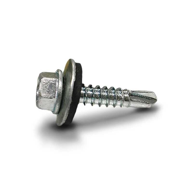TORNILLO AUTOPERF. HEX C/GOL. GOMA PTA BROCA 10 X 3/4