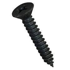 TORNILLO ROSCALATA 8 X 1/2 CAB. PLANA NEGRO