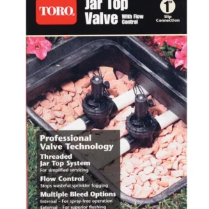 Válvula de tapa de jarra Toro de 1 pulg. y 150 psi - Caja abierta