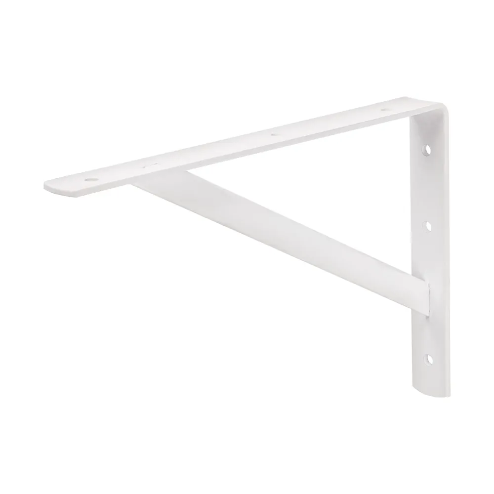 Escuadra Estante Reforzada Blanca 8"x 12" Truper Mer-12b