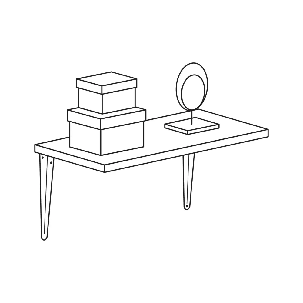 Juego de Escuadras Estante 4" x 5" con 12 Piezas Truper ME-5B
