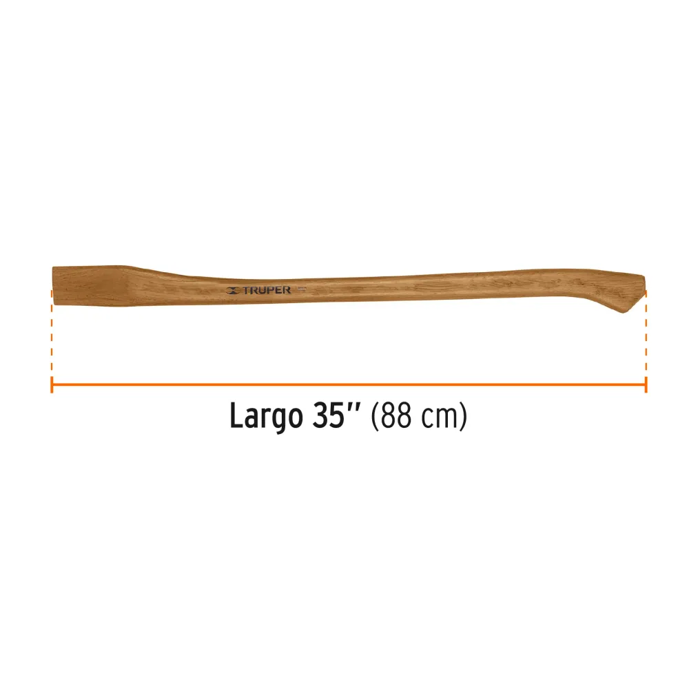 Mango hickory 35' para hacha Michigan 3-1/2 lb, Truper Còdigo: 15932
