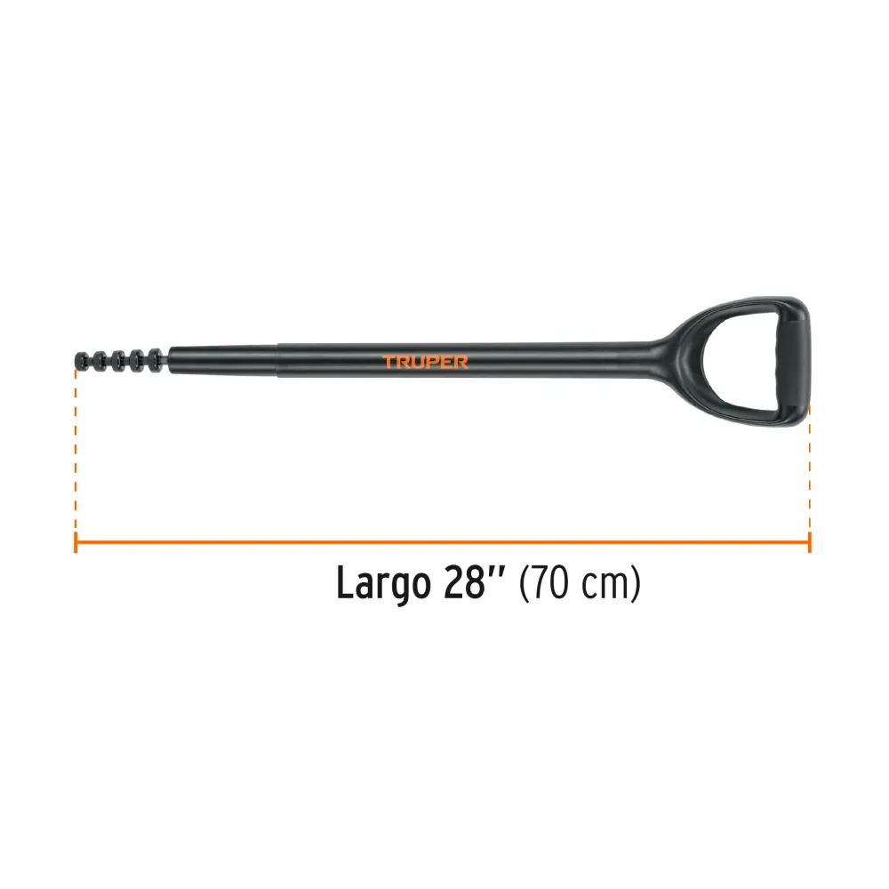 Mango de reposición para pala T-2000, fibra de vidrio, 26' 102700 MG-PY-PF Truper