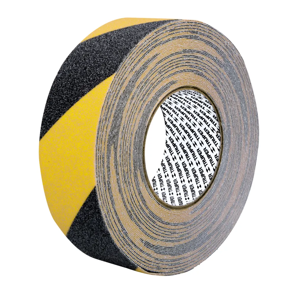 Truper CIA-218P Rollo 18 m de cinta antiderrapante ama/negra 50mm c/abrasivo