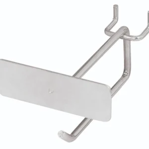 Truper GA-4X Caja de 24 ganchos rectos con porta-etiqueta, 4'