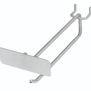 Truper GA-6X Caja de 24 ganchos rectos con porta-etiqueta, 6'