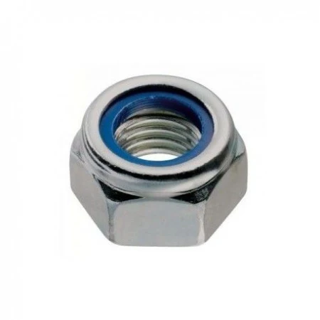 TUERCA C/SEGURO 1/4 INOX