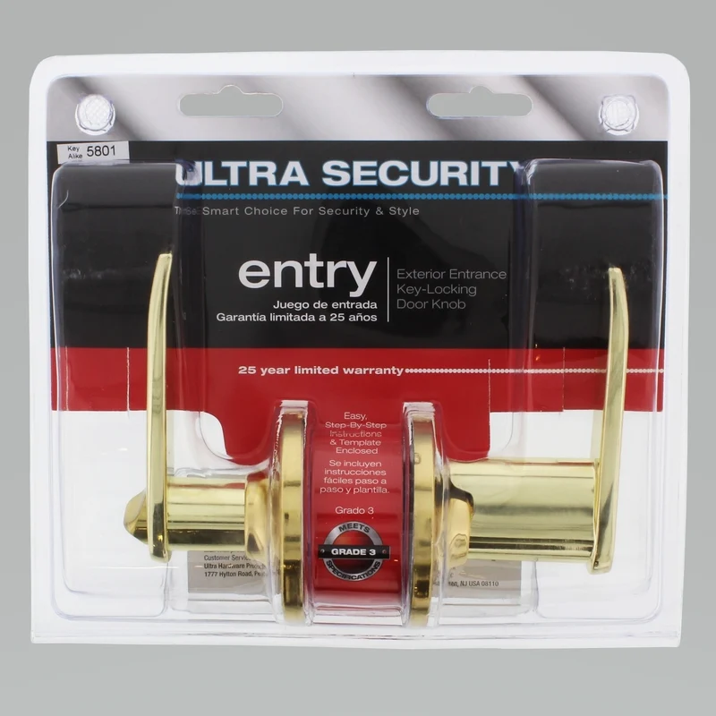 PALANCA DE ENTRADA PB 1-3/4" Ultra Security