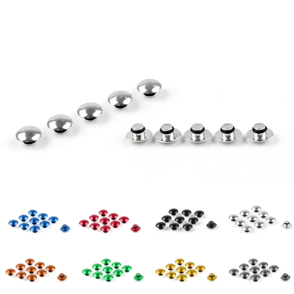 Universal Hex Socket Bolt Tornillo Tuerca Tapa de la cabeza para M6 6MM Motocicleta Genérico Negro