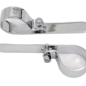 Chrome 1-3/4 Exhaust P Clamp Set Harley-Davidson V-Twin Manufacturing