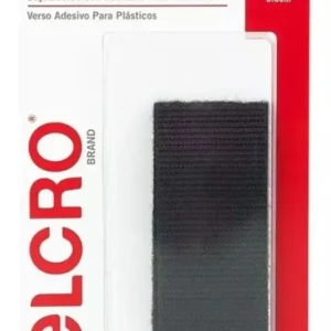 Cinta Adhesiva Velcro ® Sujetador Uso General Tira Negra