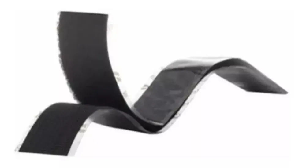 2 Cintas Organizadoras VELCRO® Tiras Adhesivas de Sujeción, Color Negro
