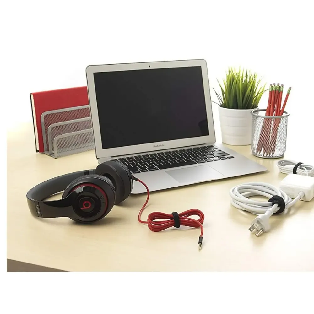 5 Correas Sujeción VELCRO® Tiras Multicolor Organizador de Cables