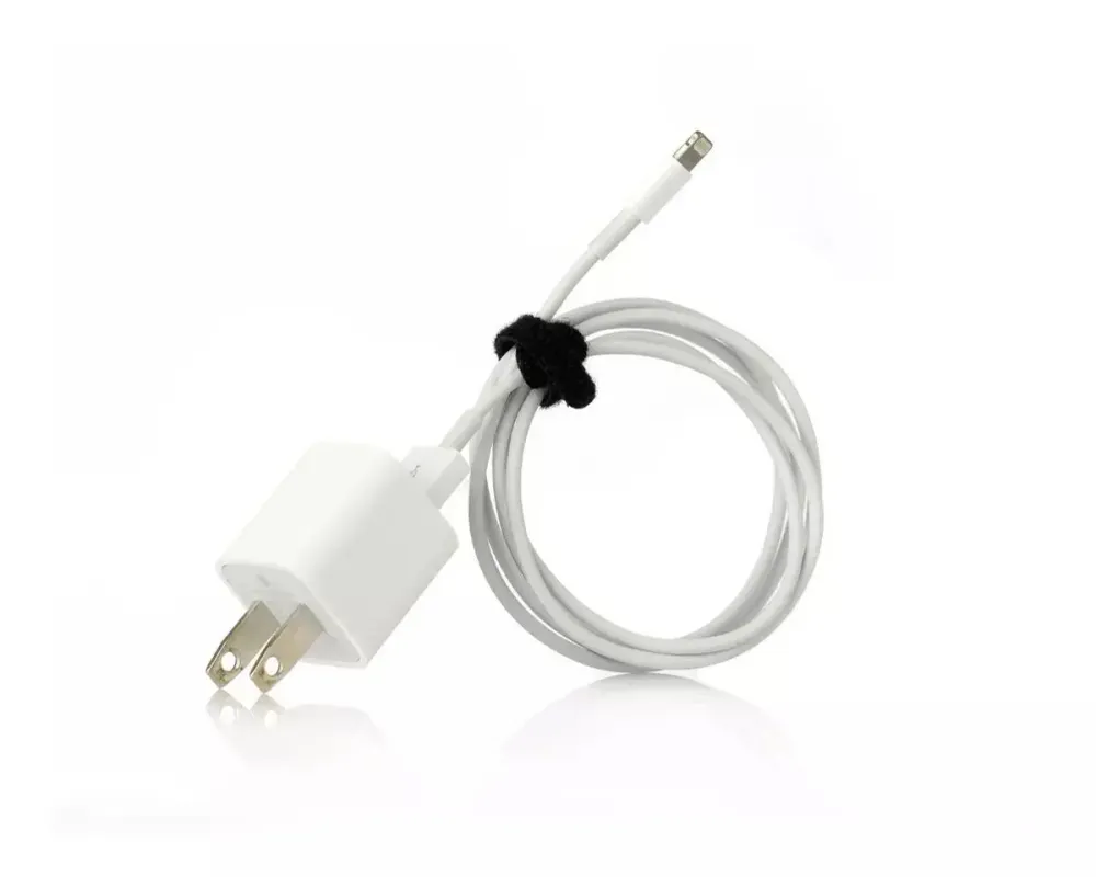 2 Pack Cincho Organizador Cables Velcro® Tira Sujeción Negro